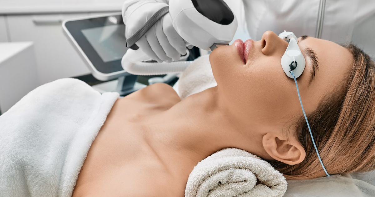 Women receiving Lumecca IPL Treatment in Port Huron, MI, for clearer, more even-toned skin.